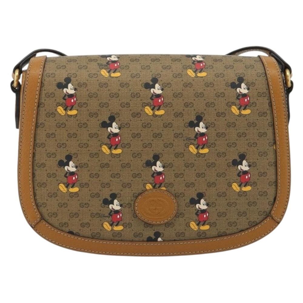 Gucci Micro GG Supreme Gucci x Disney Shoulder Bag Beige